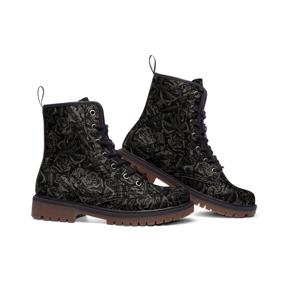 Tattooist Black Botas Combat: El Arte de Caminar con Estilo 5 Tattooist Black Botas Combat: El Arte de Caminar con Estilo - Imagen 5