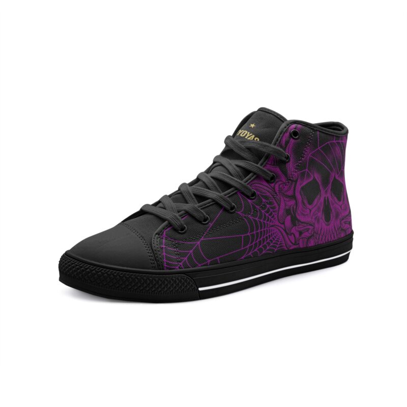 Purple Skull High Tops de Lona