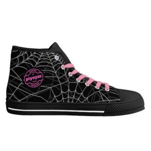 Spider and Pink Zapatillas Altas de Lona