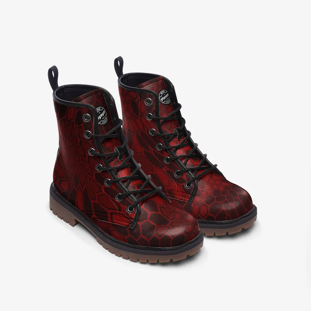 K-Red Botas Rojas Combat - Imagen 2