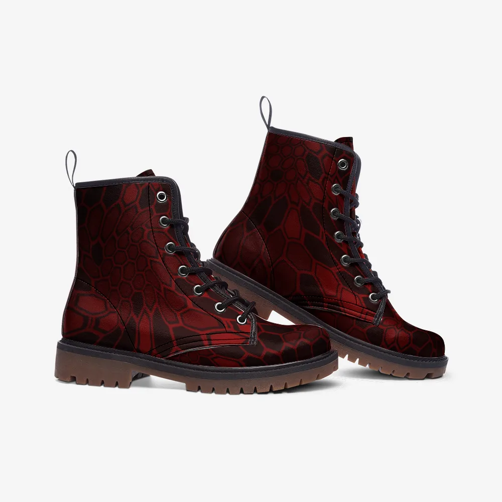 K-Red Botas Rojas Combat - Imagen 3