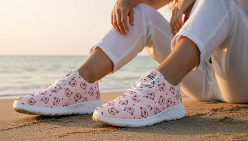 suela de calzado Piyoyas Gekko 021 Pink Bites - Dulce tentación 🍓🐷 estilo resistente