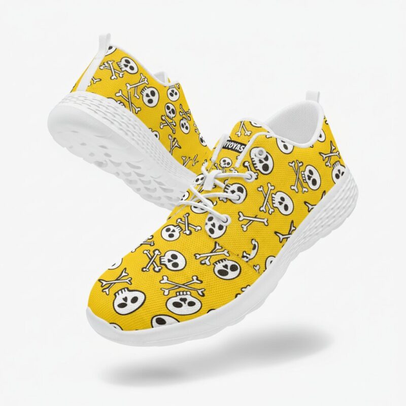 Gekko 030 Zapatillas Amarillas de Calaveras