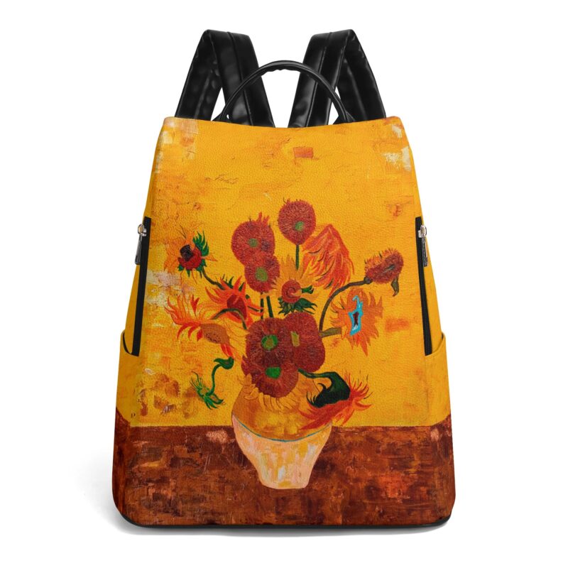 Piyoyas Attitude Shoes 36 Mochila Los Girasoles de Liam - Antirrobo e Impermeable